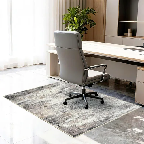 Alfombrilla de Silla de Oficina para Piso de Madera y Baldosas, Protector de Alfombra Antideslizante Bajo Escritorio de 36"x48" para Silla de