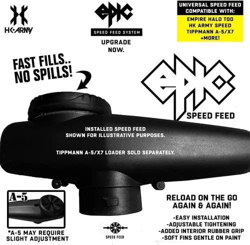 Vista 7 de HK Army Accesorio universal de tolva de cargador de paintball de alimentación épica - Patriot