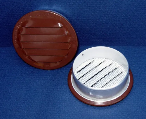 Vista 2 de RLW-100 1 Mini Louver (paquete de 6), 1 pulgada, color blanco