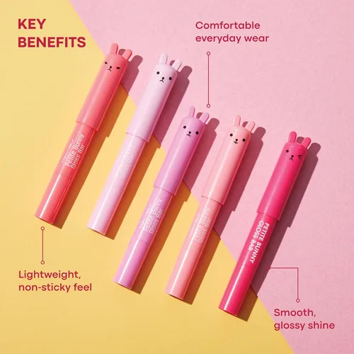 Vista 5 de TONYMOLY Petit Bunny Gloss Bar, 01 Juicy Strawberry