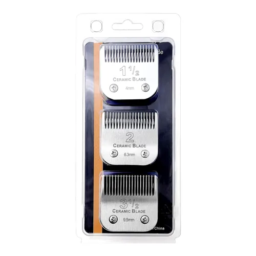 Vista 6 de Juego de 3 cuchillas de cerámica de repuesto desmontables profesionales, longitud de corte de 5/32 pulgadas a 3/8 pulgadas, compatible