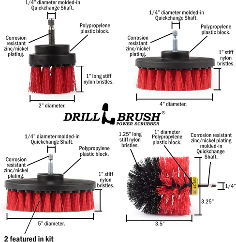 Vista 5 de Suministros de limpieza al aire libre - Cepillo de baño para pájaros - Kit de limpieza de estatuas de jardín - Cepillo de limpieza de fuente de agua