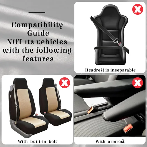 Vista 2 de BBTO Juego completo de 43 piezas de fundas de asiento de automóvil con mariposas, accesorios para automóvil con mariposas para mujeres, 5 fundas