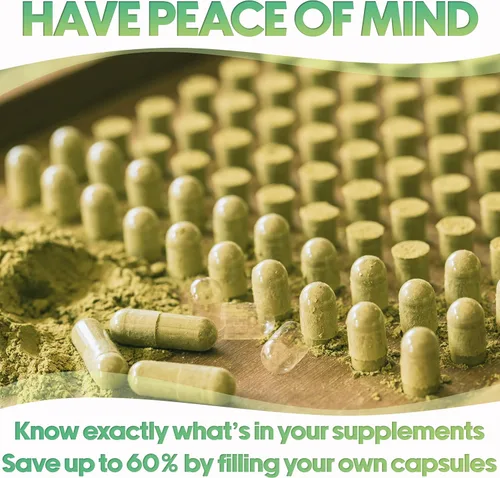 Vista 3 de XPRS Nutra Size 0 Empty Capsules - 500 Count Empty Gelatin Capsules - Empty Pill Capsules - DIY Capsule Filling - Pure Bovine Pill Capsules Empty