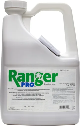 Ranger Pro 41% Glyphosato 5 Galones 2 x 2.5/Gal Jarra Herbicida Sistémico Igual que Round Up Pro