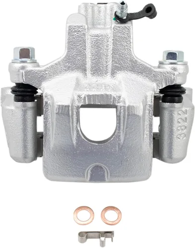 Vista 3 de TRQ Kit de rotor y pinza de freno de cerámica Posi trasero compatible con Avalon