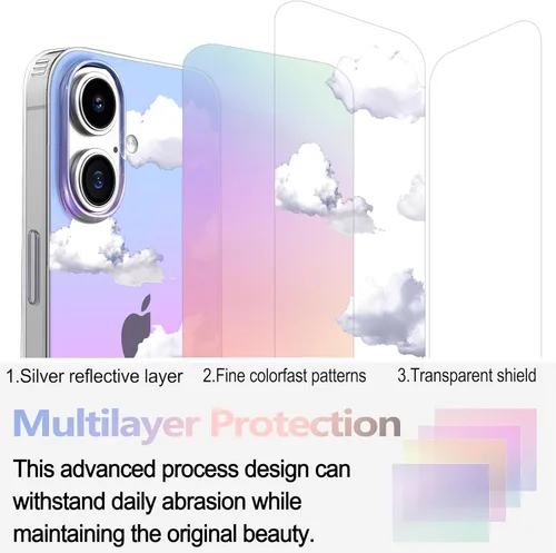 Vista 273 de I-MGAE-IN-AR - Funda diseñada para iPhone 12 y 12 Pro, diseño de mariposa plateada brillante, funda protectora de poliuretano termoplástico, suave