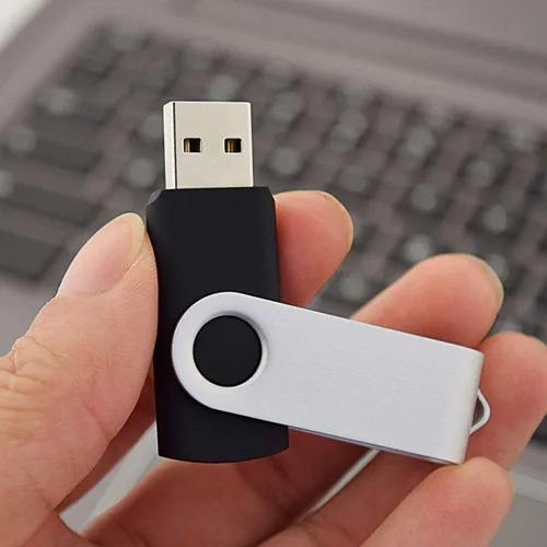 Vista 7 de Aiibe Paquete de 2 unidades flash USB de 8 GB, unidades flash USB 2.0 USB 2.0, unidades de memoria con cremallera a granel (negro)