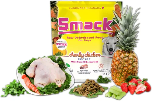 Trozos de pollo para perros de Smack Pet Food
