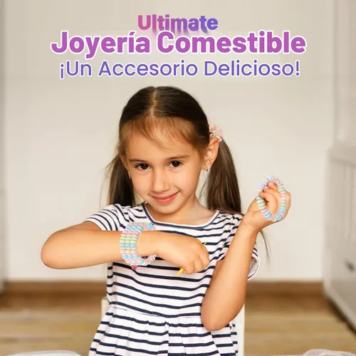 Vista 8 de Pulseras de dulces a granel de 48 unidades con envoltorio individual de Fresh Finest - Pulseras de dulces novedosas. Perfectas para recuerdos