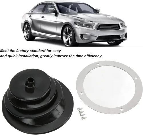 Vista 2 de Fydun Funda universal para palanca de cambios de coche, palanca de cambio de palanca de cambios universal, kit de placa de arranque de 5.250