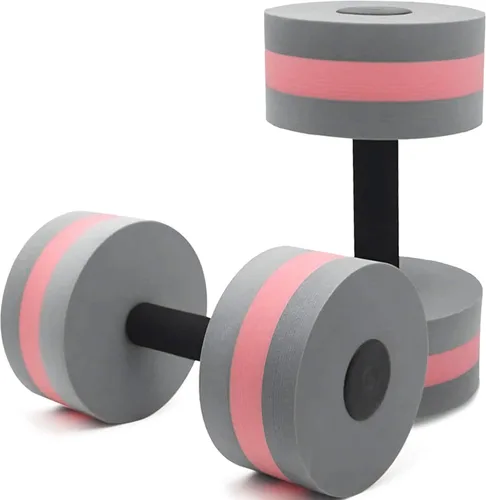 Vista 4 de BigBoss Sports - Mancuernas para ejercicios acuáticos, barras de fitness acuáticas, juego de 2