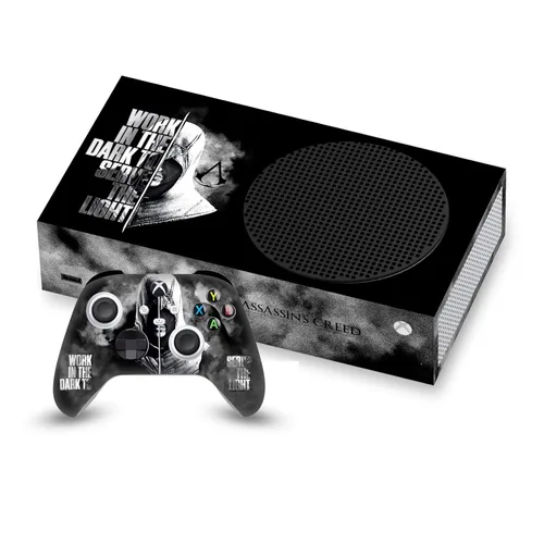 Head Case Designs Funda de vinilo con licencia oficial de Assassin's Creed Half Legacy Typography para videojuegos, compatible con consola Xbox