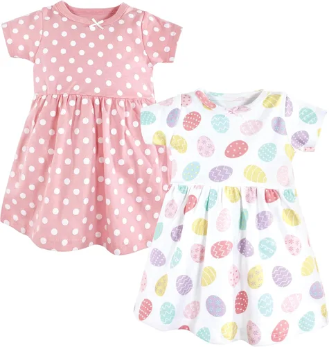 Hudson Baby - Vestidos de algodón para niñas bebés