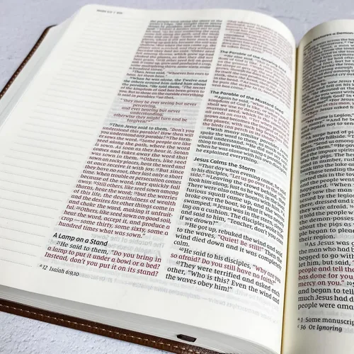 Vista 7 de Hand Lettered and Laser Engraved NIV Journaling Bible, Personalized Gift, Custom Name Engraving Available