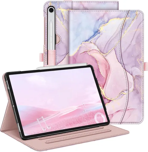 Vista 11 de Funda Fintie para Samsung Galaxy Tab S10 Lite/S10 FE/S9 FE 5G 10.9 pulgadas/Tab S9 11 pulgadas con soporte para S Pen, cubierta protectora