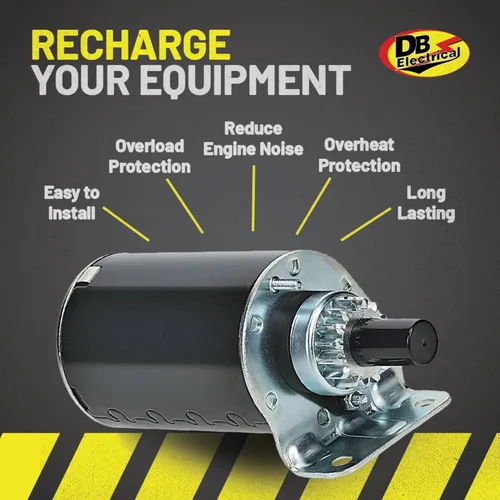 Vista 9 de DB Electrical SBS0044 Arrancador para John Deere Toro Cub Cadet Briggs HD Versión 691564, 693469, 808106