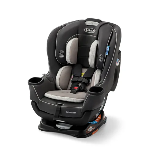 Vista 10 de Asiento de auto convertible Graco Extend2Fit para bebé, orientación hacia atrás y hacia adelante, panel de extensión ajustable para mayor espacio