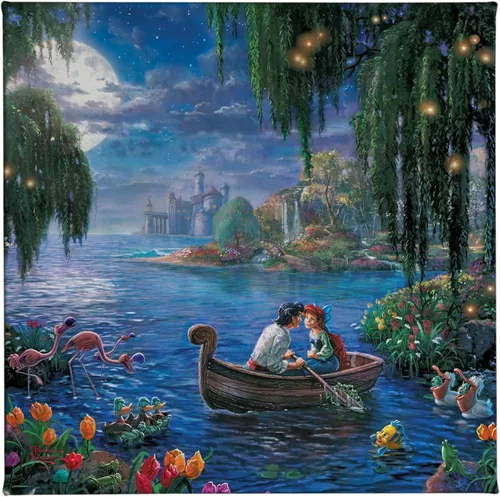Vista 11 de Lona envuelta, de la galería de La Sirenita de Thomas Kinkade