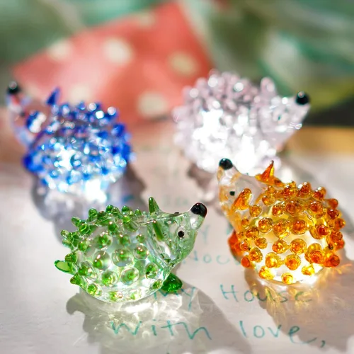 Vista 9 de H&D HYALINE&DORA - Arte de animales de cristal hecho a mano, coleccionable, regalos de boda, accesorios de decoración del hogar