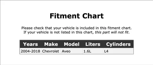 Vista 2 de Manguera de entrada de aire del motor compatible con Chevrolet Aveo 1.6L L4 2004 2005 2006 2007 2008 2009 2010 2011 2012 2013 2014 2015 2016 2017