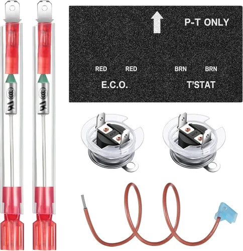Dreyoo Calentador de agua para autocaravana con kit de montaje de termostato ecológico, pieza de repuesto compatible con Atwood 91447 93866 (2