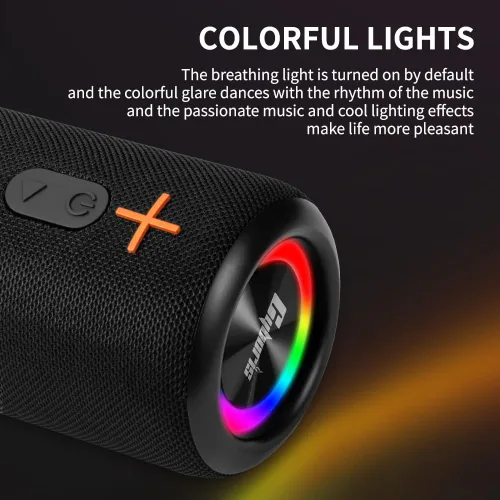 Vista 5 de CYBORIS 2 en 1 Altavoz Bluetooth Portátil Separable, Altavoz Inalámbrico Separable Impermeable Bluetooth V5.3 con Sonido Estéreo Fuerte de 20 W