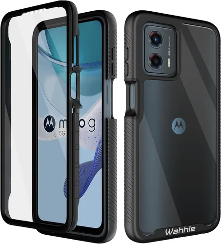 Vista 41 de wahhle Funda compatible con Motorola One 5G Ace, protector de pantalla integrado de cuerpo completo, a prueba de golpes, ajuste delgado, parachoques