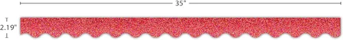 Vista 4 de Teacher Created Resources Borde festoneado rojo brillante (TCR8767)