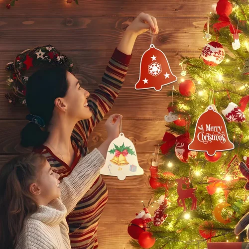 Vista 60 de Adornos de Letras de Madera PAPÁ para Pintar de 7 Pulgadas, Tamaño Grande, Recorte de Papi de Madera para el Día del Padre, DIY en Blanco, Madera