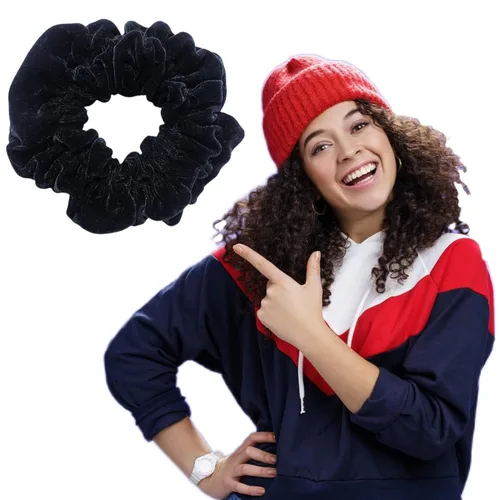 Vista 8 de Estampado de guepardo, bandas elásticas para mujer, bandas elásticas de seda, bandas elásticas de satén, bandas para el cabello de seda, tamaño 1