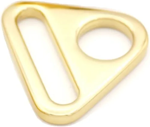 Vista 9 de CRAFTMEMORE 4 piezas de ajuste de anillos triangulares hebilla de ajuste de anillos en D para bolsa de coser correa correas SC84, Cobrizo cepillado