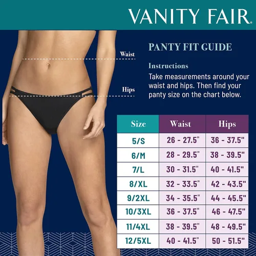 Vista 4 de Vanity Fair Women's Perfectly Yours High Waisted Brief Panties