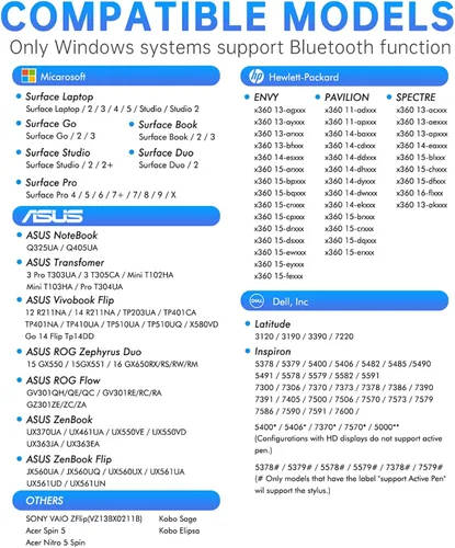 Vista 11 de Lápiz óptico para Surface Pro, Uogic Stylus Pen con rechazo de palma, escritura suave, 1024 niveles de presión, recargable, para Surface Pro