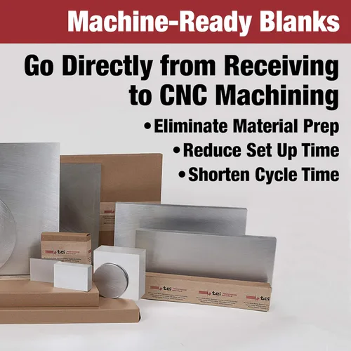 Vista 4 de TCI Precision Metals 5052 Tiras de aluminio de 0.125 pulgadas de grosor x 0.500 pulgadas x 6.000 pulgadas