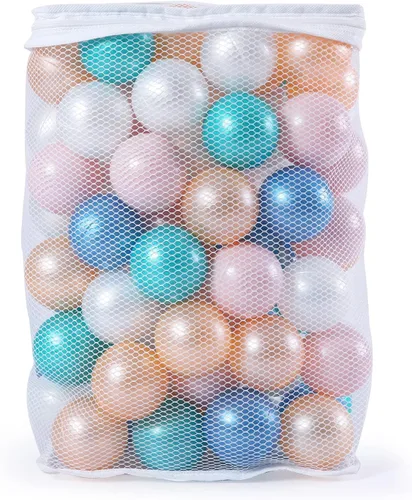 Vista 9 de Paquete de 100, 200, 500 pelotas para alberca de bolas, set de estrellas y redondas, sin BPA, sin ftalatos, no tóxico, a prueba de aplastamiento