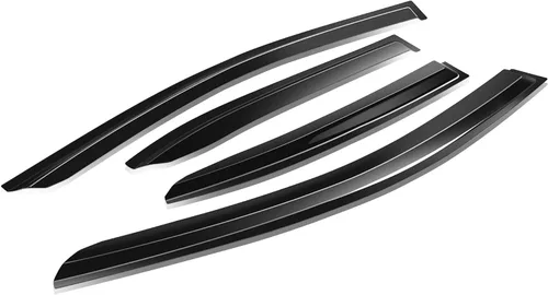 Vista 17 de Auto Dynasty 4 protectores de lluvia con cinta adhesiva para ventana, compatible con Echo 2000-2005 de 4 puertas, protectores de lluvia, deflector