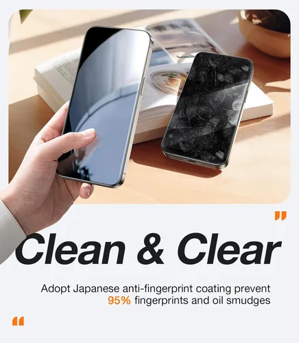 Vista 6 de TORRAS Stealth - Protector de pantalla de privacidad para iPhone 15 Pro con vidrio templado 9H duradero y resistente de alta definición para iPhone