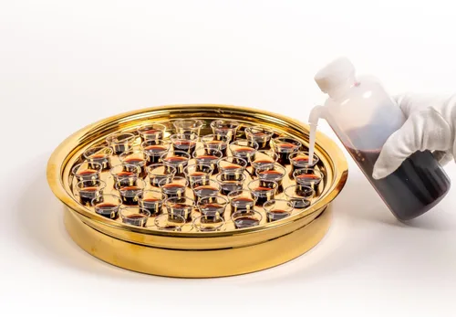 Vista 5 de BROADMAN CHURCH SUPPLIES Comunion Cup Filler, plástico, boquilla lateral, botella exprimible, 16 onzas