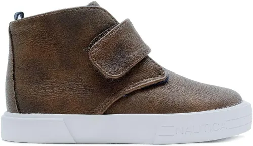 Vista 2 de Nautica Botas Chukka de vestir para niños, botines para niños con correa ajustable (niños pequeños)