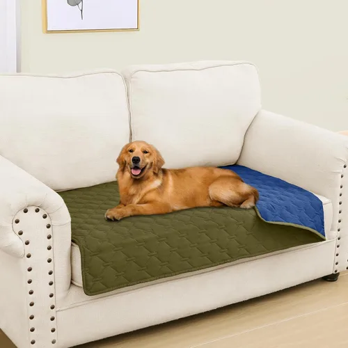 Vista 83 de Smiry Manta Impermeable para Cama de Perro 30x70, Manta Suave Reversible para Mascotas, Lavable a Prueba de Fugas Cubierta para Gatos y Perros