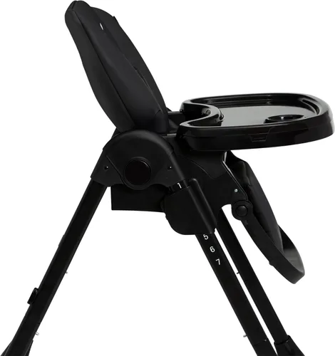 Vista 16 de Little Folks by Delta Children - Silla alta SlimFold 2 en 1 para bebés y niños pequeños, color negro