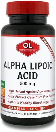 Olympian Labs Ácido alfa lipoico 200 mg, 0.15 libras