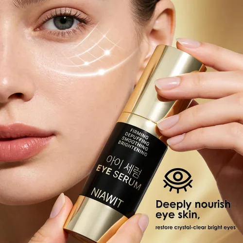Vista 9 de Eye Serum – Dark Circle & Puffiness Care, Smooths Fine Lines with Niacinamide, Caffeine & Hyaluronic Acid – Lightweight, Comfortable Formula for All