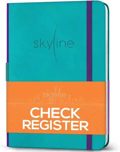 Vista 9 de Skyline Registro de cheques - Libro de registro contable para ingresos y gastos - Chequera de transacciones para pequeñas empresas - Cuaderno
