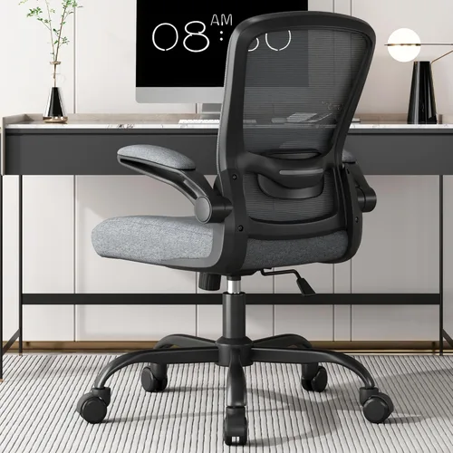 Vista 14 de Mimoglad Silla de Oficina, Silla de Escritorio Ergonómica con Soporte Lumbar Ajustable, Silla de Computadora de Malla de Respaldo Alto