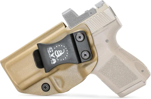 Vista 68 de CYA Supply Co. Funda para llevar armas dentro del cinturón, Base Optics Ready (Flat Dark Earth) Portador Oculto en la Pretina, IWB, Compañía