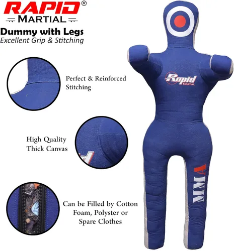 Vista 3 de MMA Doctor Bane MMA Grappling Submission Dummy Wrestling BJJ Judo Karate Saco de boxeo - SIN FILLED-6 Pies..