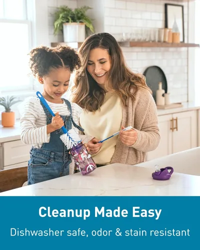 Vista 5 de CamelBak Eddy+ Kids Bite Valve Straw Tritan Renew Water Bottle Kids, with Tritan Renew