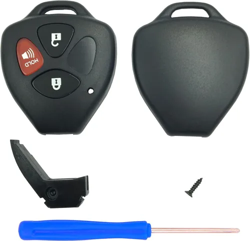 No requiere corte - Funda de repuesto para control remoto de entrada sin llave para Toyota Scion TC RAV4 Avalon Camry Corolla Venza Cubierta para